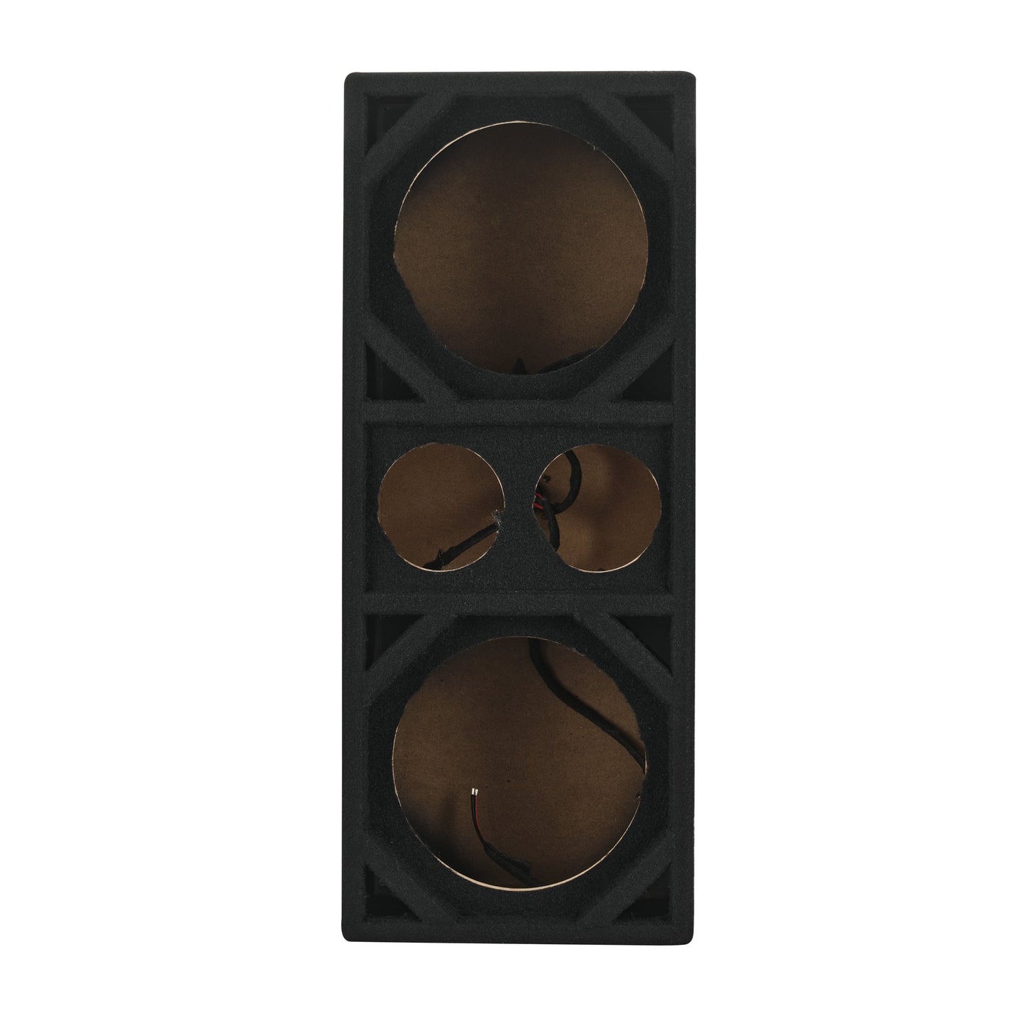 Dual 8” + Dual 4” Tweeter Ported Voceteo Empty Enclosure | Speakon-Ready.