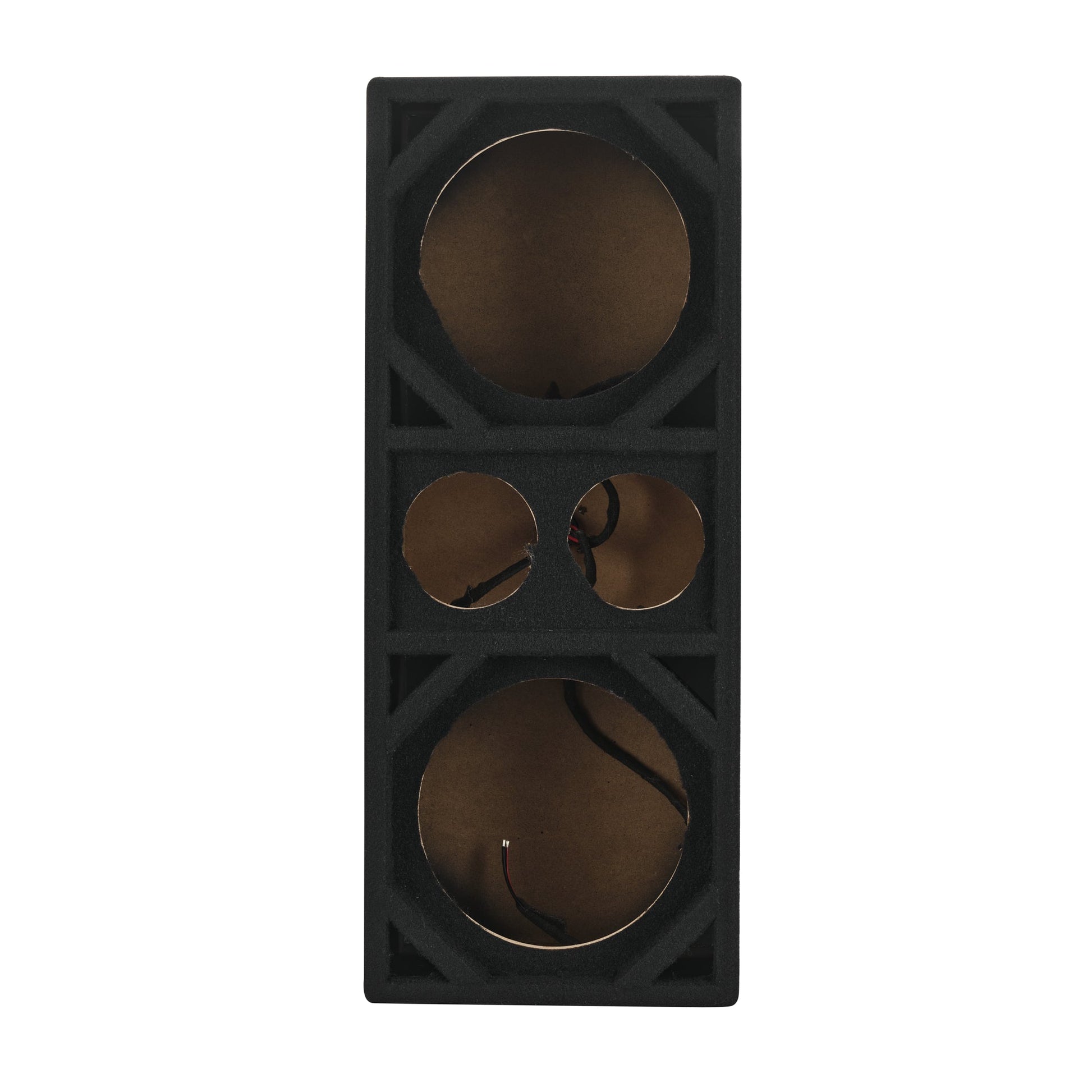 Dual 8” + Dual 4” Tweeter Ported Voceteo Empty Enclosure | Speakon-Ready.