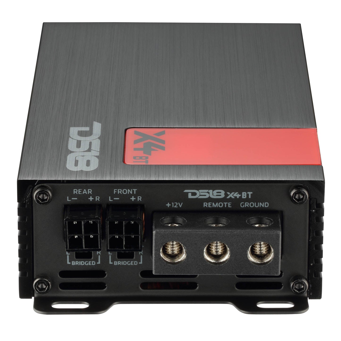 X 4-Channel Ultra Compact Full-Range Amplifier with Bluetooth Connectivity - 4 x 70 Watts Rms.