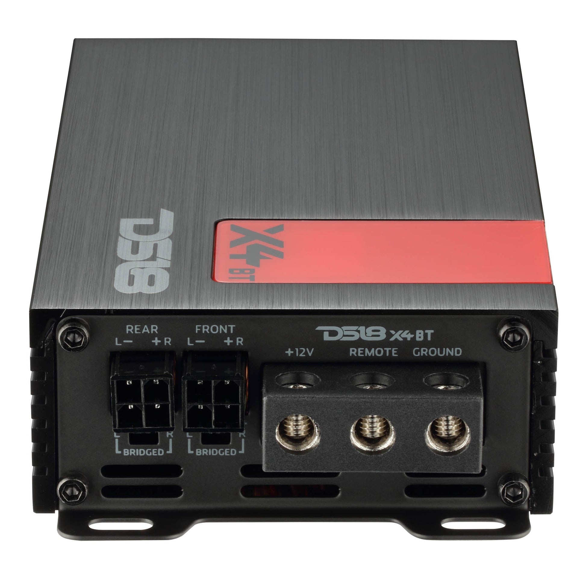 X 4-Channel Ultra Compact Full-Range Amplifier with Bluetooth Connectivity - 4 x 70 Watts Rms.