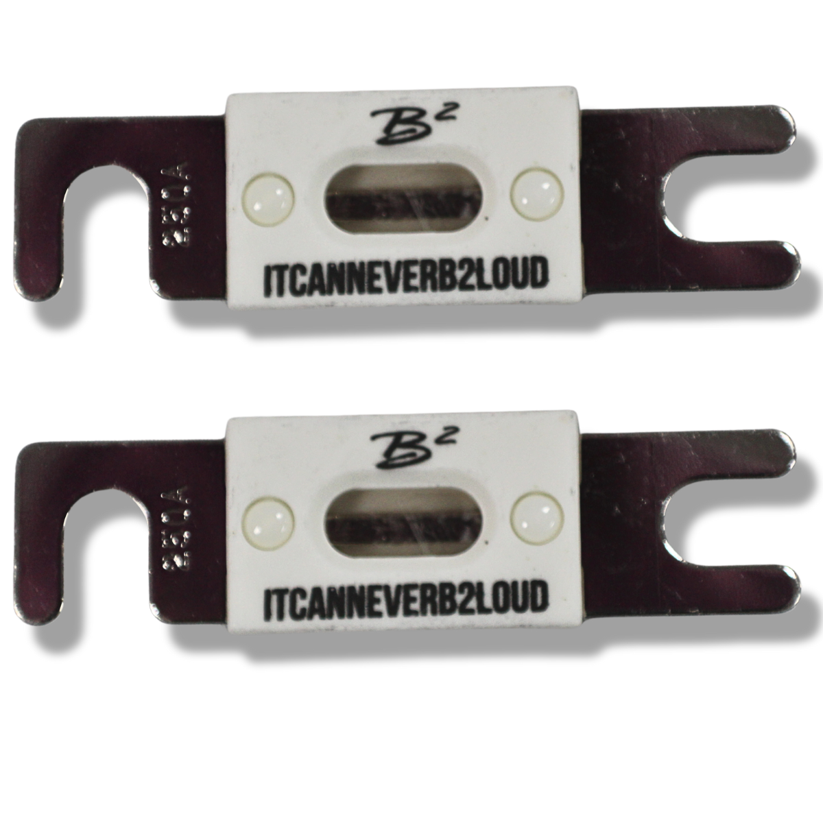B2 Audio 250 Amp ANL High Temperature Ceramic Fuse 2x Pack.
