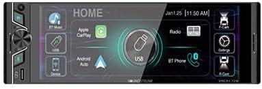 Soundstream VRCA1-72W 6.7" Wireless Apple CarPlay and Android Auto Single DIN Car Stereo - Audio Sellerz