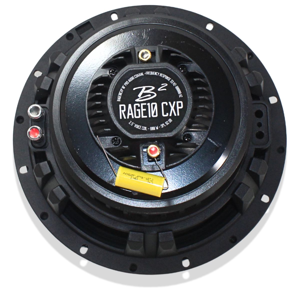 B2 Audio RAGE CXP 10" Hybrid Coaxial Speakers 4-Ohm 300 Watt RMS Pair.