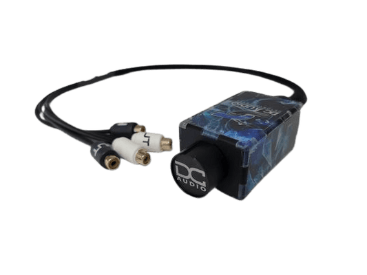 DC Audio RCA IN/OUT Bass Knob.