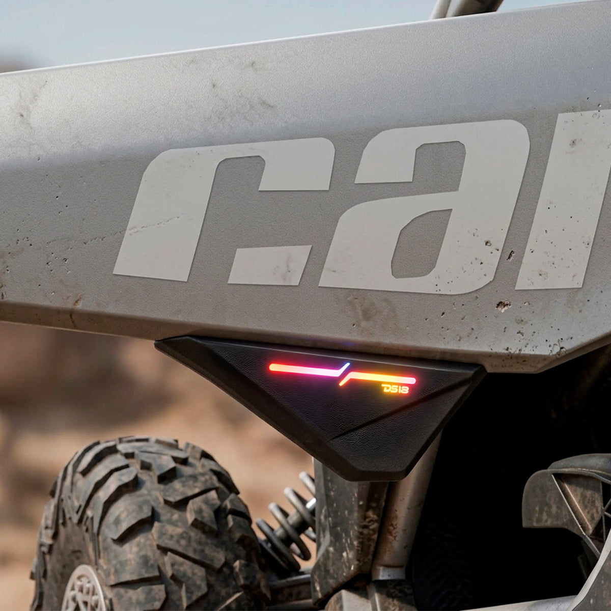 Can-Am Maverick X3 Door Speaker Panels with Digital LED Lighting