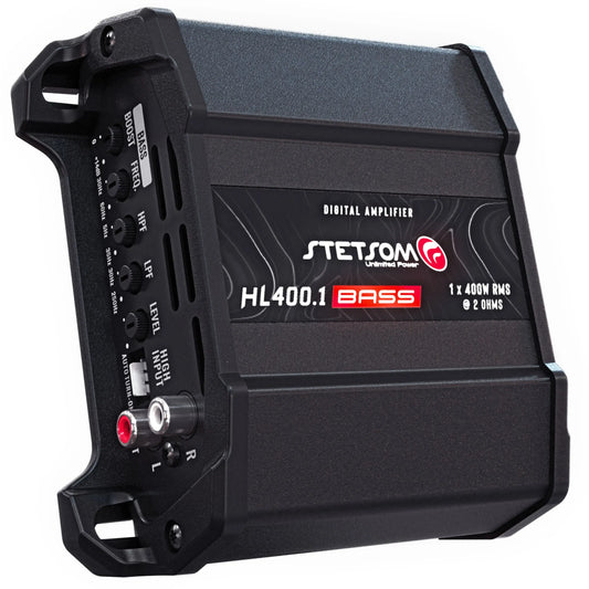 Stetsom HL 400.1 Bass Digital Amplifier – 400W RMS 2 Ohm - Audio Sellerz