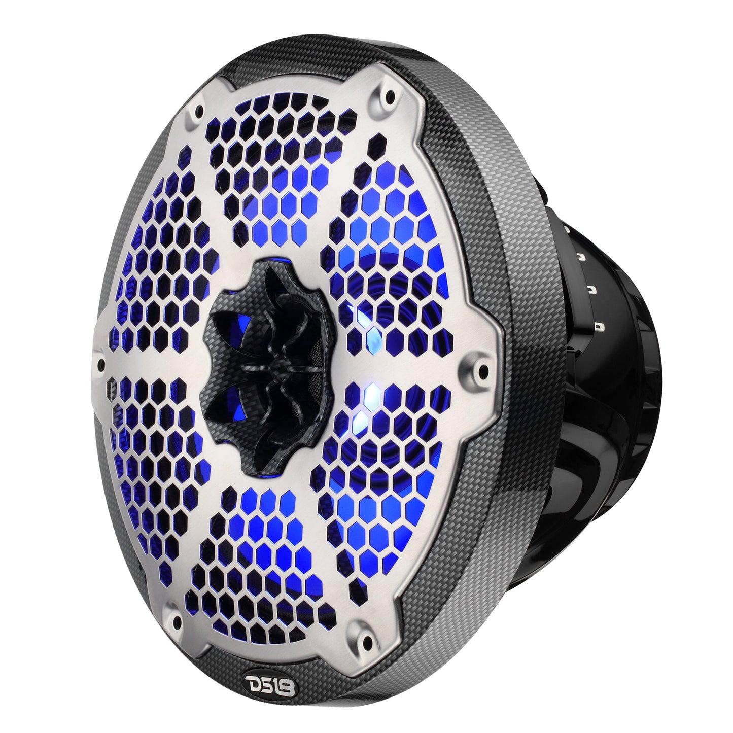 8” Marine 2-Way Hybrid Speaker with RGB LED, Compression Driver and Neodymium Magnet | 350W RMS 4-Ohm.