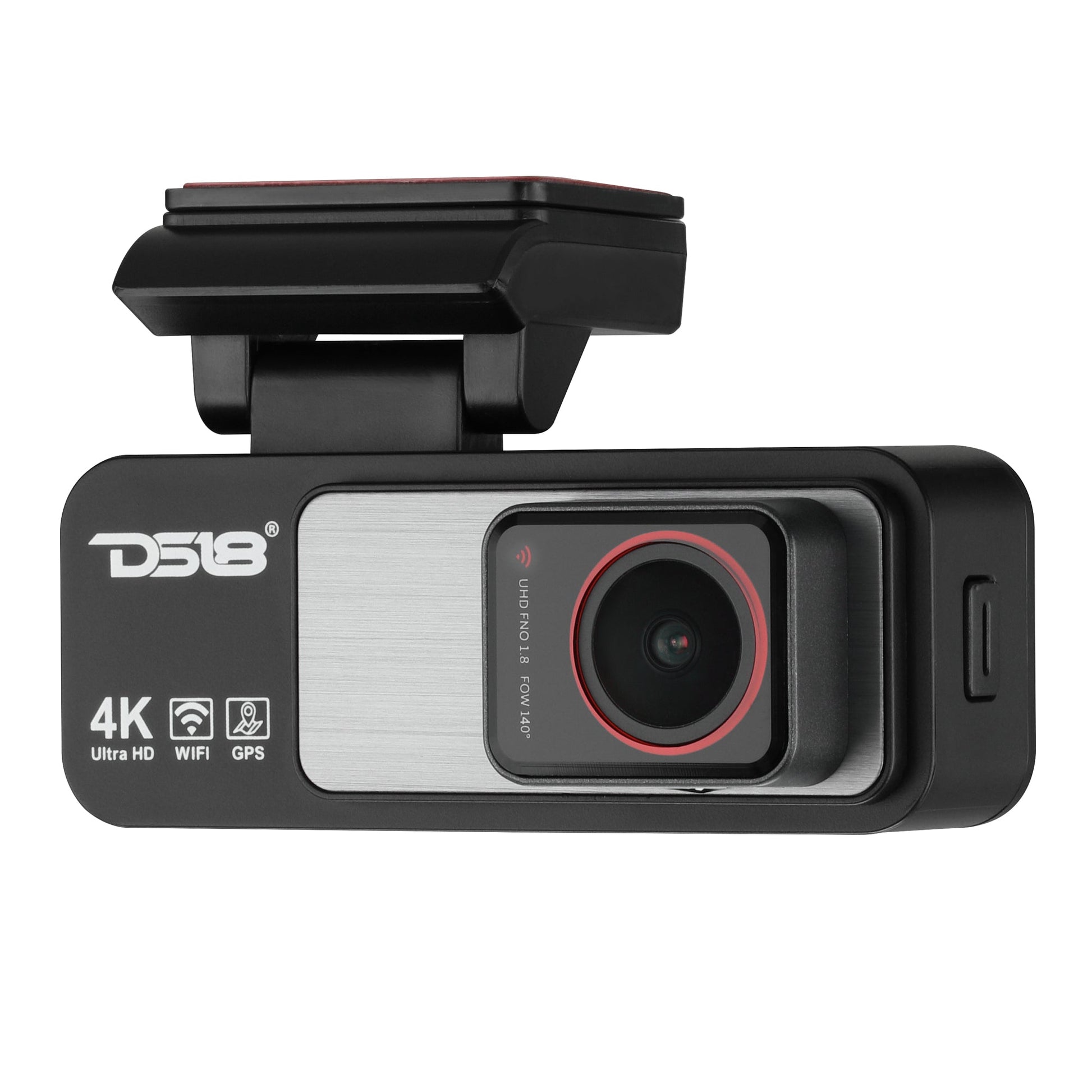 4K Dual Dash Camera with Wi-Fi, GPS, Parking Monitor, and 3.2” IPS Display (Front & Rear Cameras).