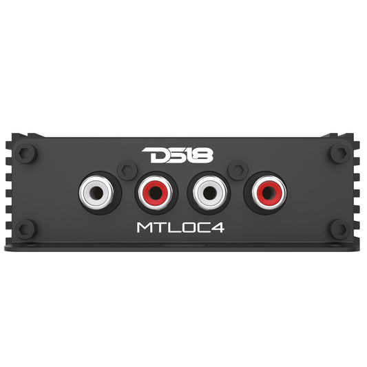 4-Channel High-to-Low Level Line Output Converter with Remote Turn-On.