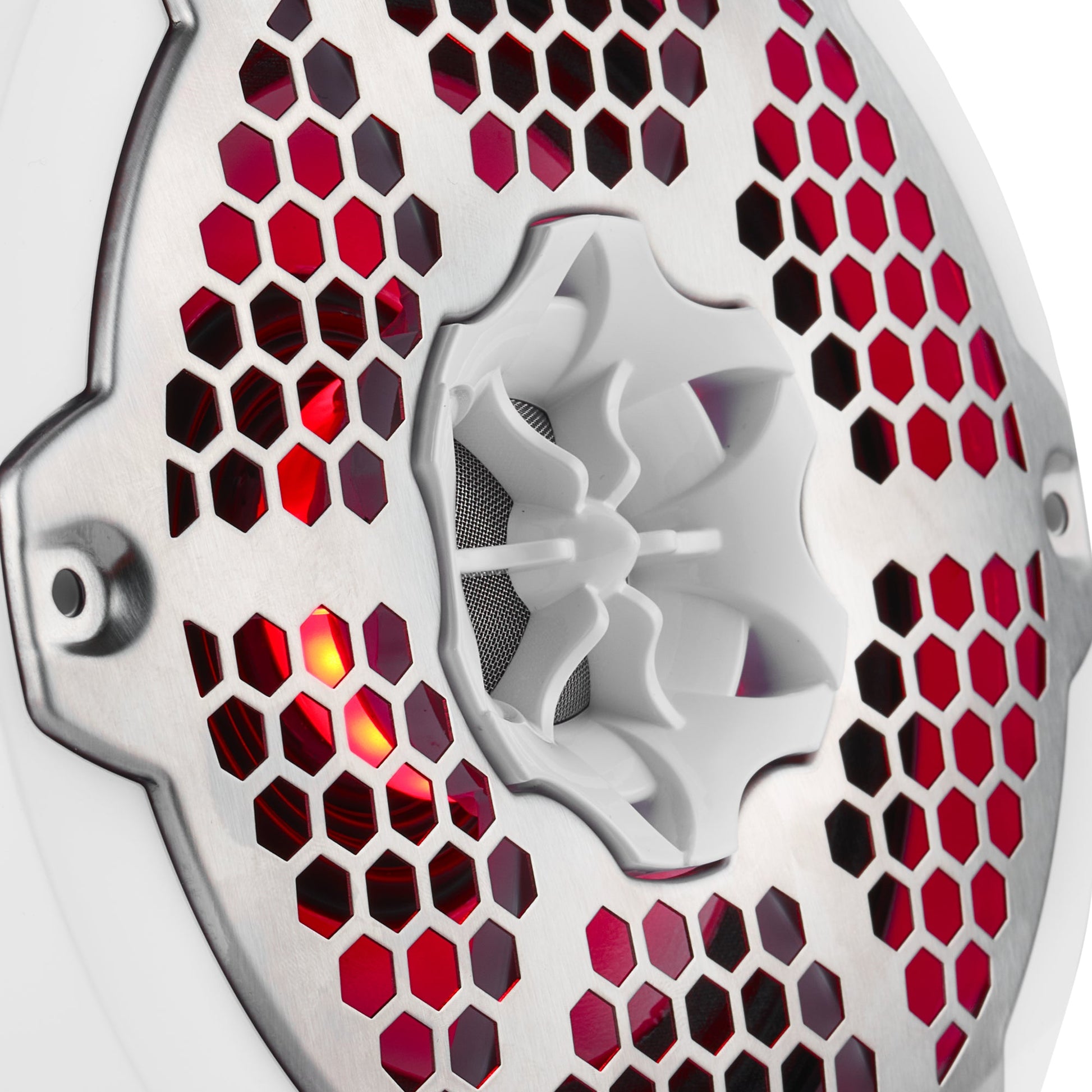 6.5” Marine 2-Way Hybrid Speaker with RGB LED, Compression Driver and - White - NXL-6MD/WH - product image 3 - AudioSellerz