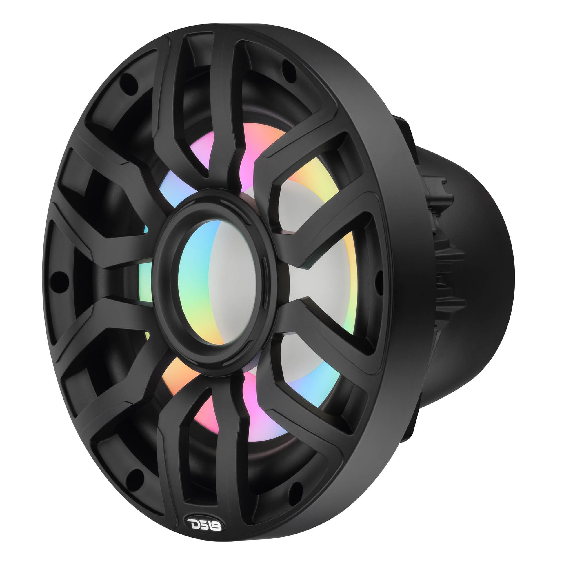 10” Marine Subwoofer with Hybrid Magnet Motor, Removable Grille and Digital LED Lights - 500W RMS 4-Ohm.