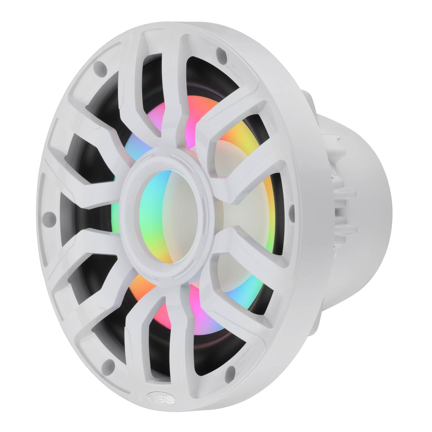 10” Marine Subwoofer with Hybrid Magnet Motor, Removable Grille and Digital LED Lights - 500W RMS 4-Ohm.