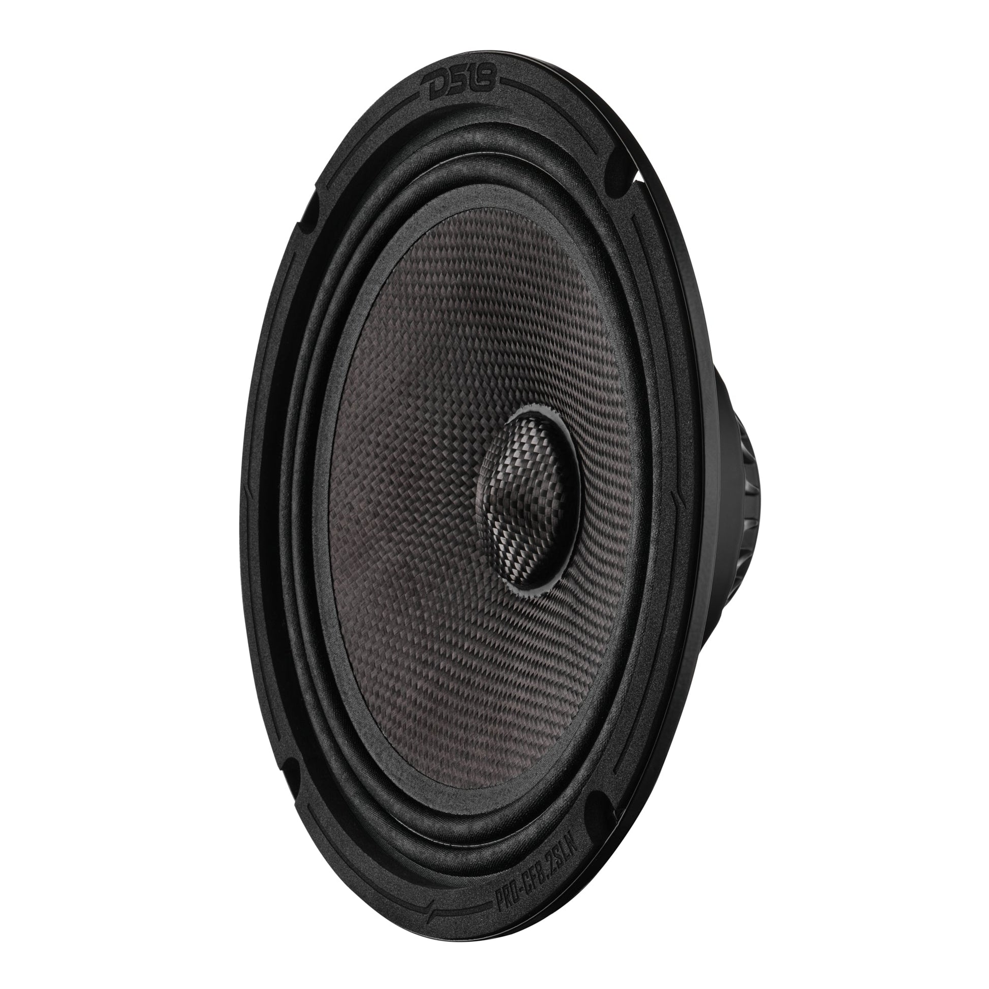8” Slim Motorcycle & Motorsports Loudspeaker With Neodymium Magnet and Water Resistant Carbon Fiber Cone | 200W RMS 2-Ohm.