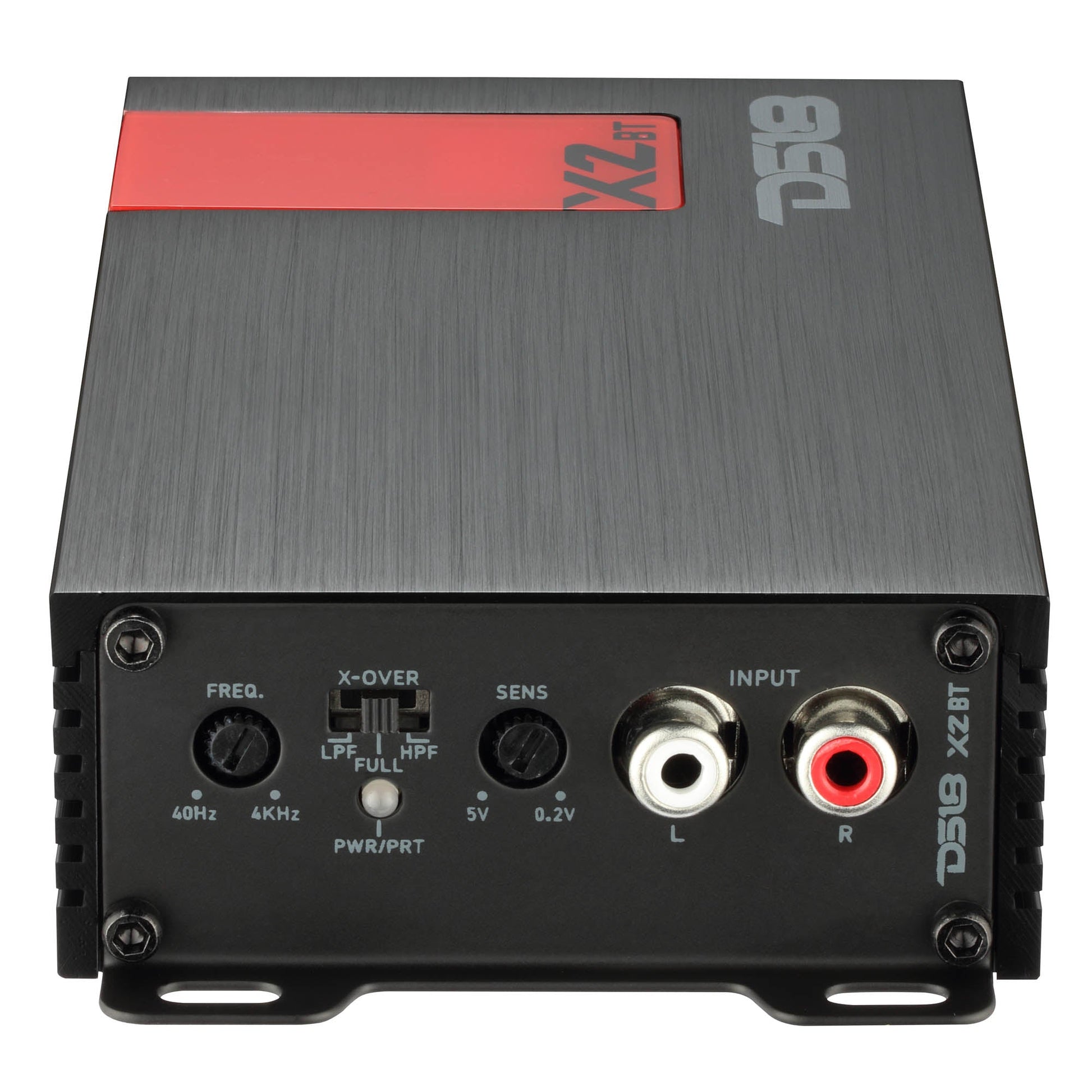 X 2-Channel Ultra Compact Full-Range Amplifier with Bluetooth Connectivity - 2 x 140 Watts Rms.
