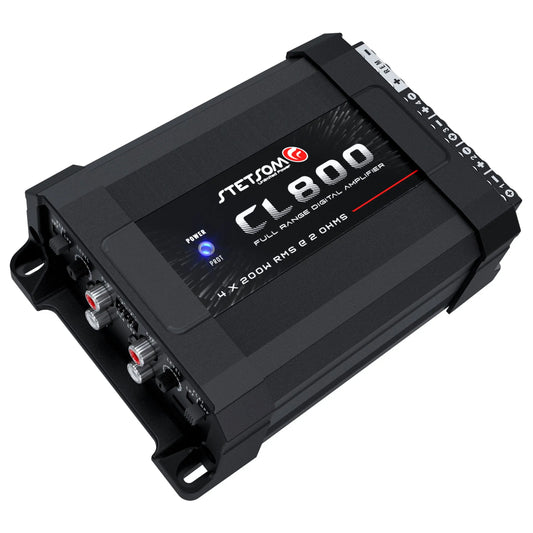 Stetsom CL 800.4 2 Ohm 4 Channel Amplifier – 800W RMS - Audio Sellerz