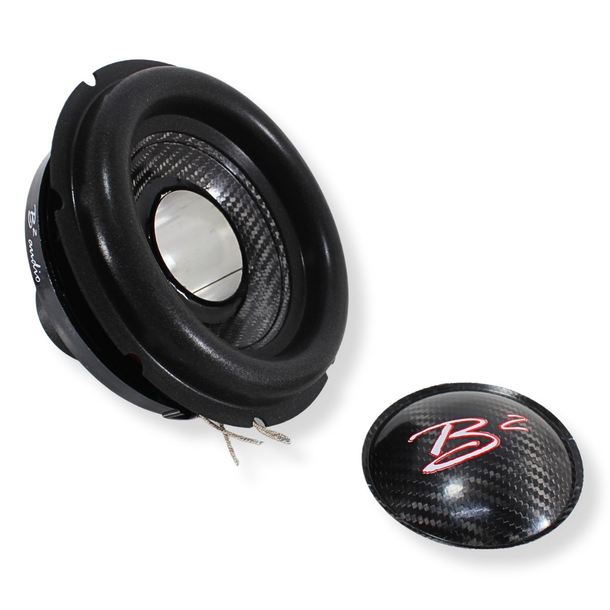 B2 Audio 6.5" Carbon Fiber Drop In Recone Kit RAMPAGE6.5-D1-RC Dual 1 Ohm.