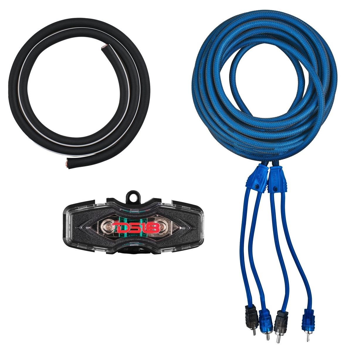 4-GA Amplifier Installation Wiring Kit - Blue.
