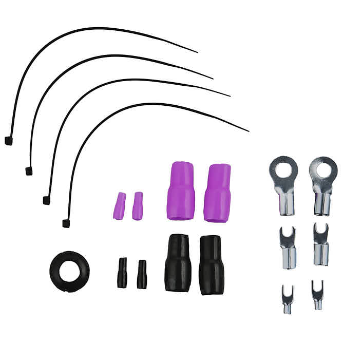 4-GA Amplifier Installation Wiring Kit - Purple.