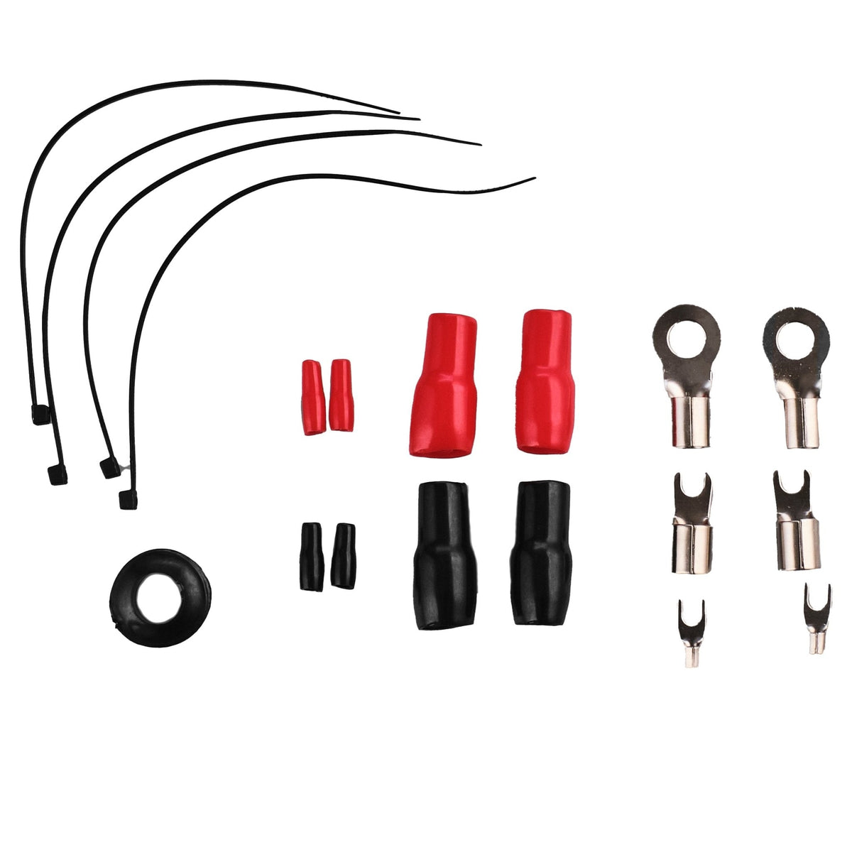 4-GA Amplifier Installation Wiring Kit - Red.