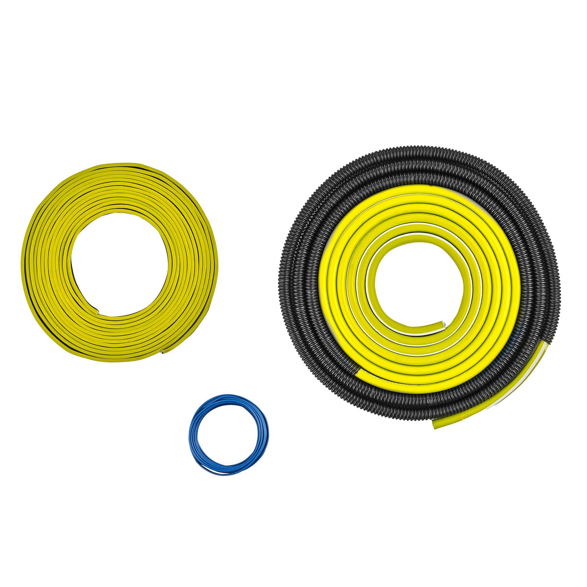 4-GA Amplifier Installation Wiring Kit - Yellow - Sold by Audio Sellerz