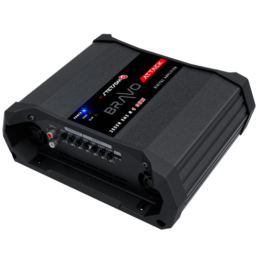 Stetsom BRAVO ATTACK 3000 Mono Full Range Digital Amplifier 3000W RMS 1 2 or 4 Ohm - Audio Sellerz