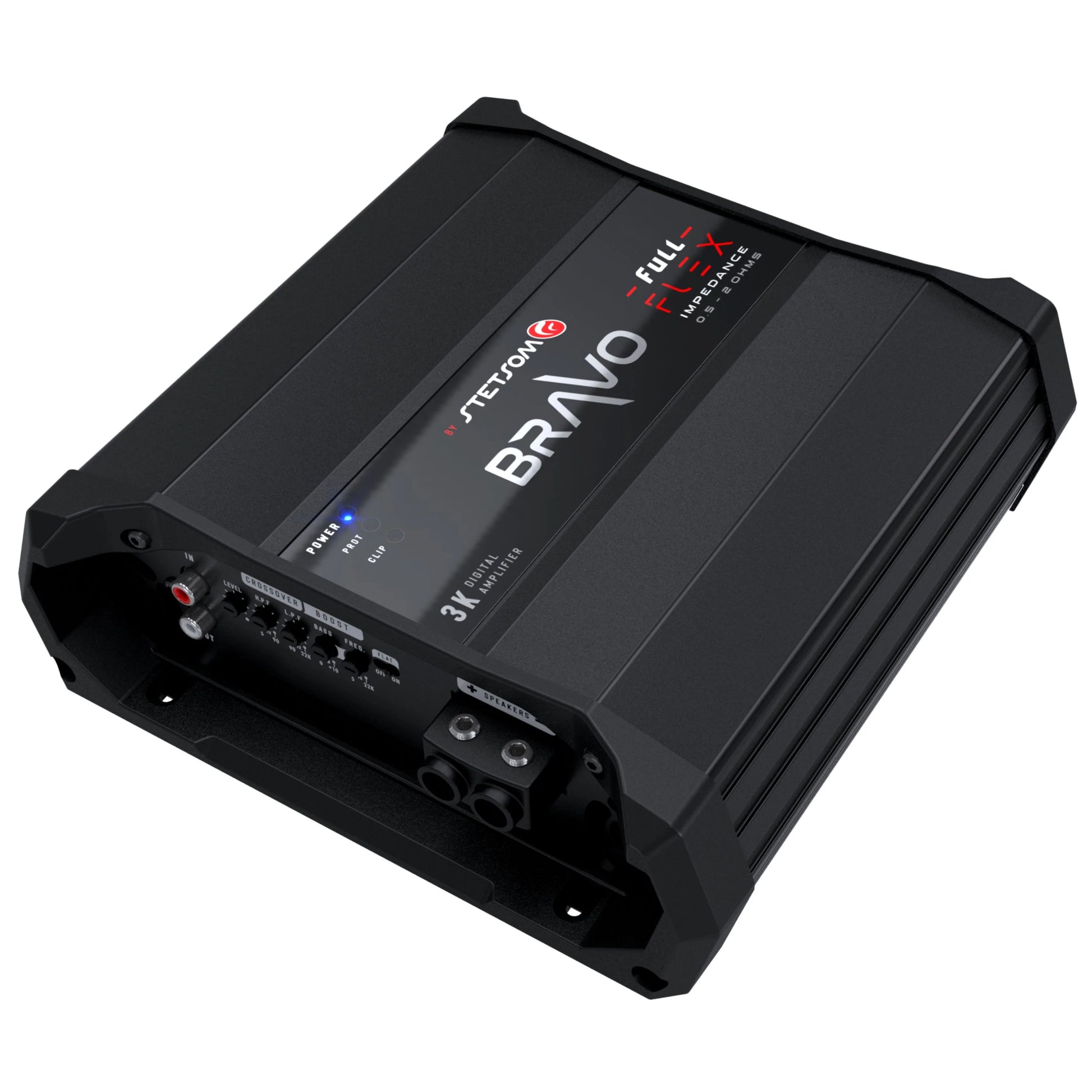 Stetsom Bravo Full Flex 3K Monoblock Amplifier – 3000W RMS 0.5 to 2 Ohm - Audio Sellerz