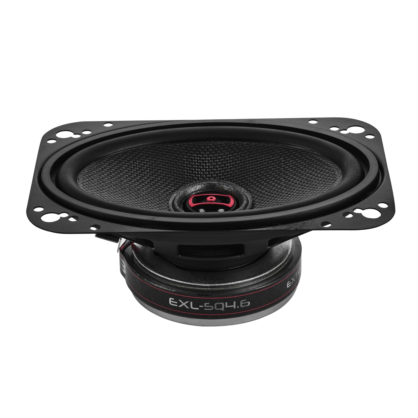 EXL 4x6” 2-Way Coaxial Speaker with Fiber Glass Cone | 60W RMS 3-Ohm.