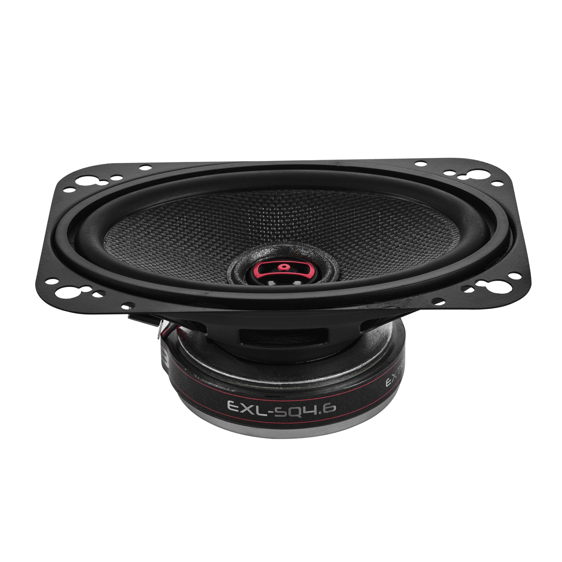 EXL 4x6” 2-Way Coaxial Speaker with Fiber Glass Cone | 60W RMS 3-Ohm.