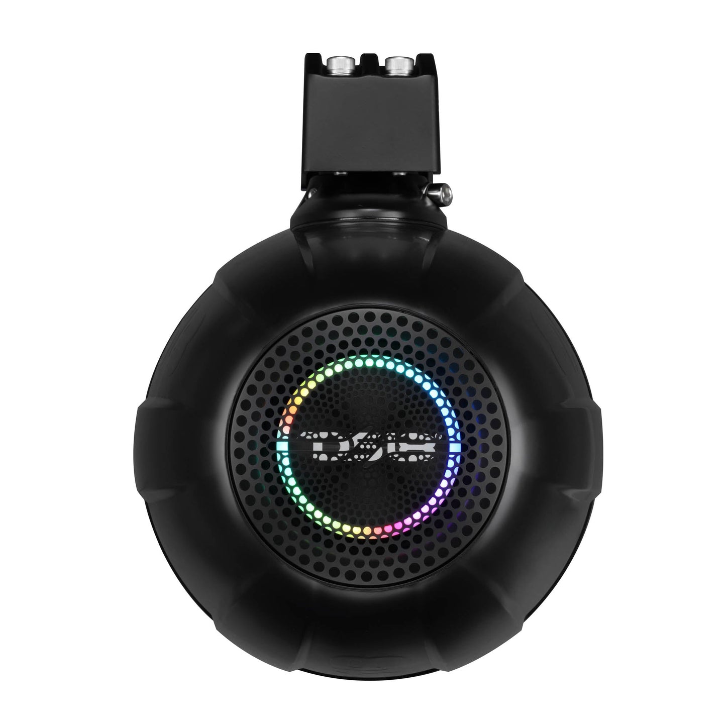 8" NXL-iQ Marine Tower Speaker with Digital LED Lights, Neodymium Magnet, 1" Compression Driver, IP65 Rated, 350W RMS, 4-Ohm.