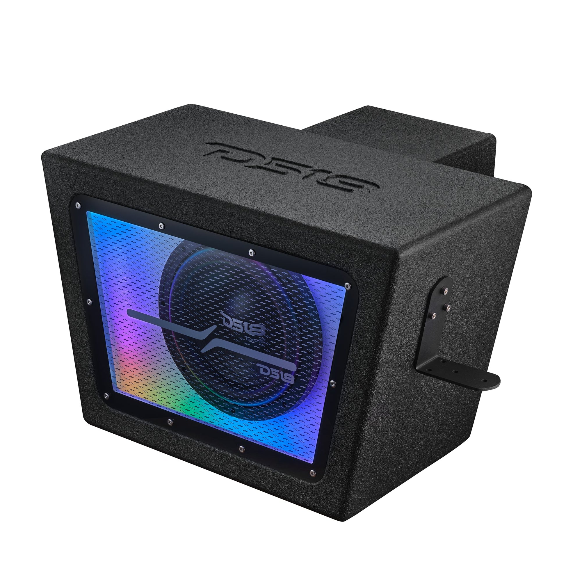 Polaris RZR PRO/XP 10" Bandpass Subwoofer Enclosure for Rear Cargo Box with Digital LED Lights | EXL-X10.2D Preloaded.