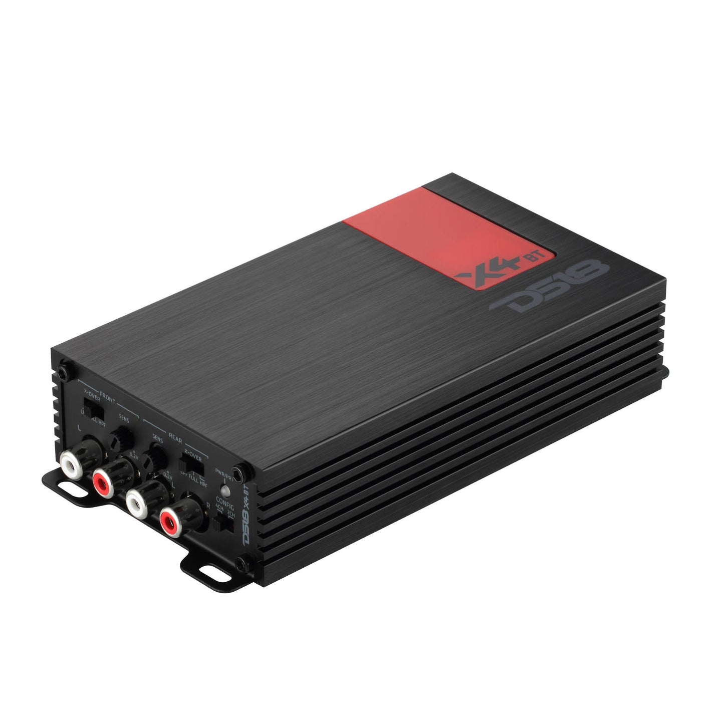 X 4-Channel Ultra Compact Full-Range Amplifier with Bluetooth Connectivity - 4 x 70 Watts Rms.