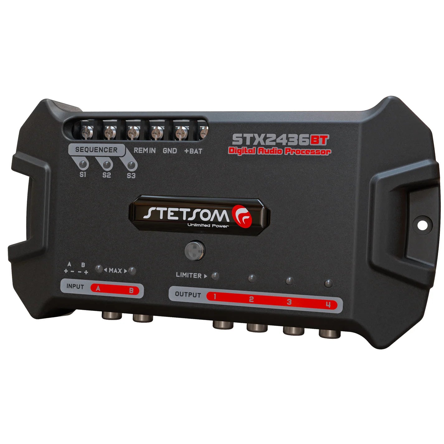 Stetsom STX 2436BT Bluetooth DSP Crossover & Equalizer 4 Output Processor.
