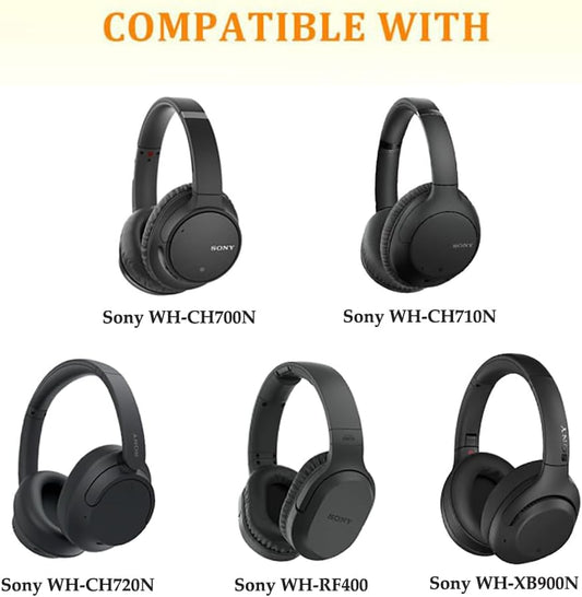 CS Cooling Gel Ear Pad Cushions for Sony Headphones WH-CH710N | CH700N | CH720N | XB900N | - product image 2 - Audio Sellerz
