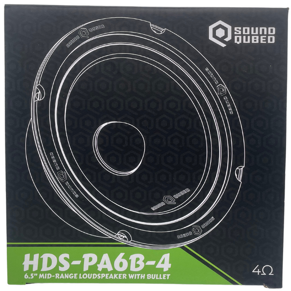 SoundQubed HDS Series Pro Audio Bullet 6.5" Midrange Speaker 4 Ohm 150W RMS Single - Audio Sellerz