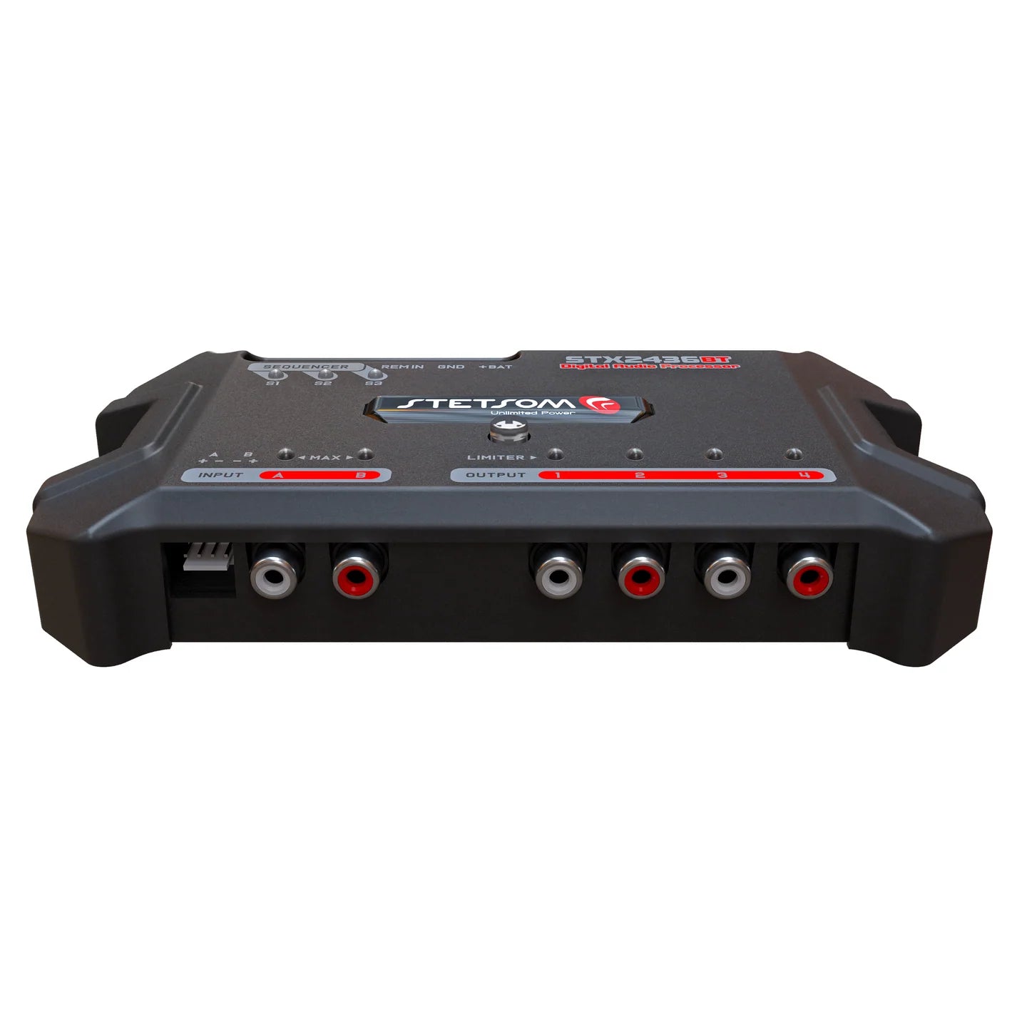 Stetsom STX 2436BT Bluetooth DSP Crossover & Equalizer 4 Output Processor.