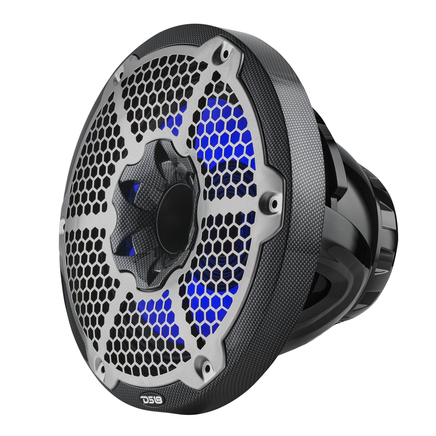 10” Marine 2-Way Hybrid Speaker with RGB LED, Compression Driver and Neodymium Magnet | 450W RMS 4-Ohm.