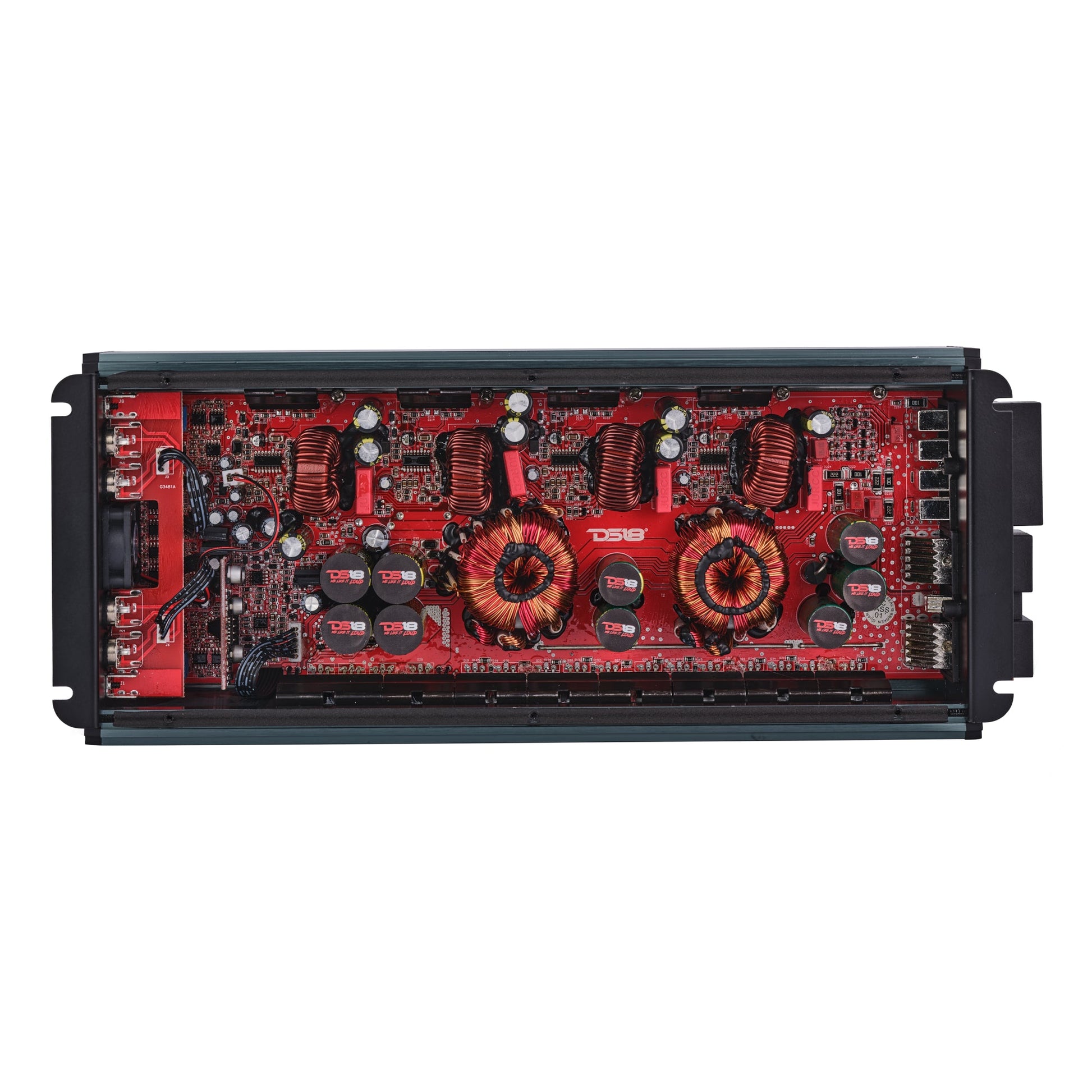 FRP Compact 4-Channel Full-Range Class-D Amplifier | 4000W RMS.