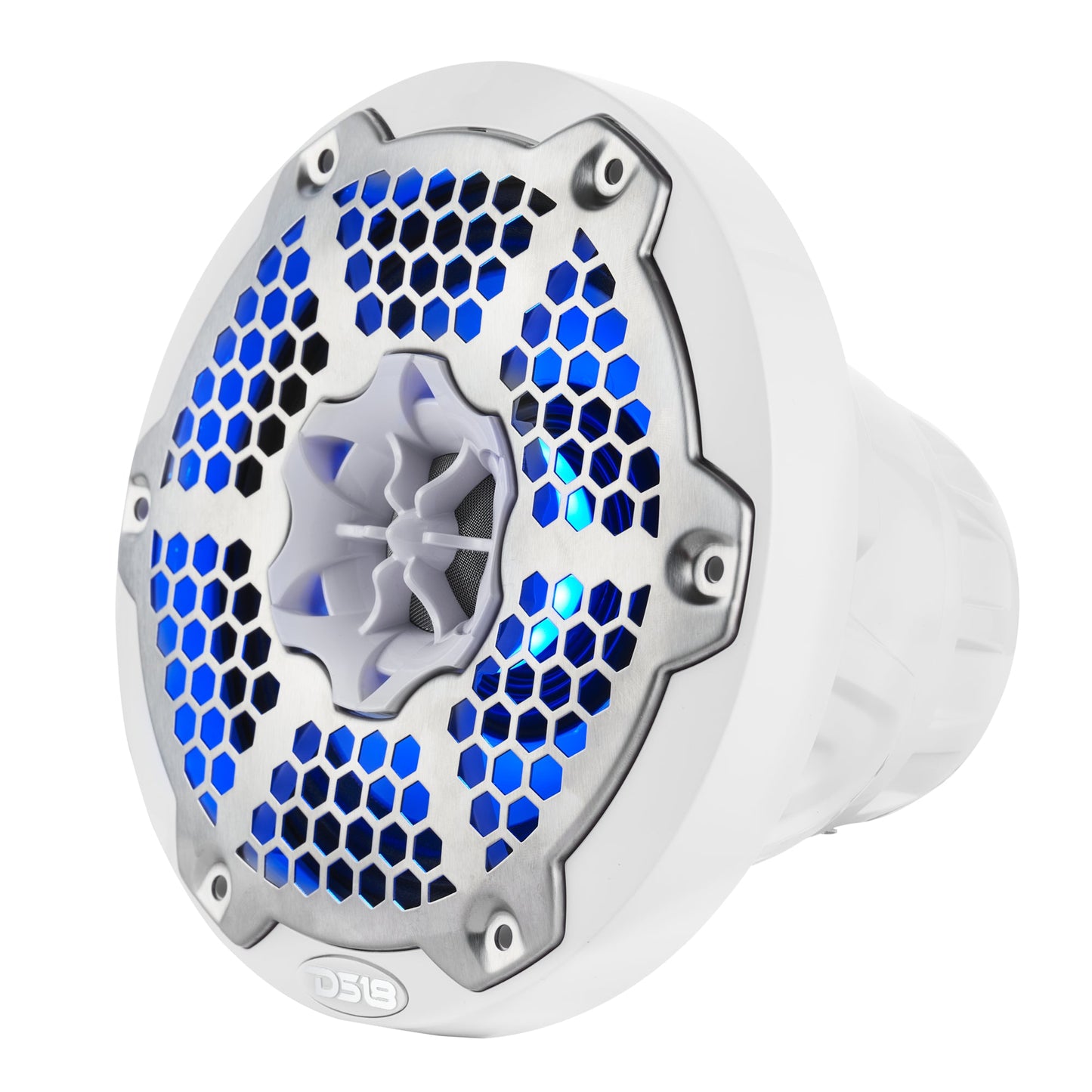 6.5” Marine 2-Way Hybrid Speaker with RGB LED, Compression Driver and - White - NXL-6MD/WH - product image 5 - AudioSellerz