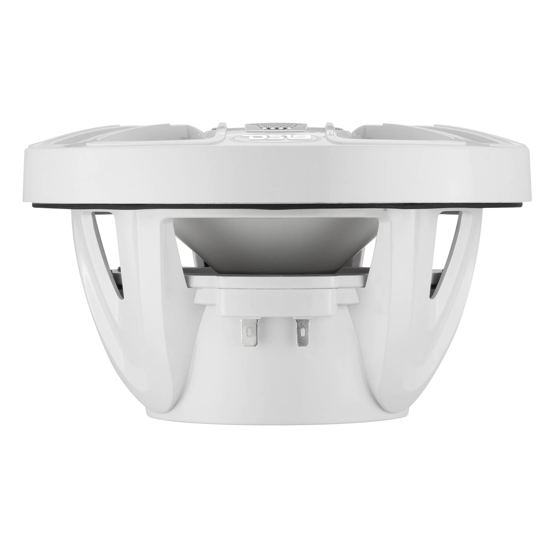 NXL 7.7” 2-Way Coaxial Marine Speaker with Bullet Tweeter, Digital LED Lights & White Deck LED | 175W RMS 4-Ohm.