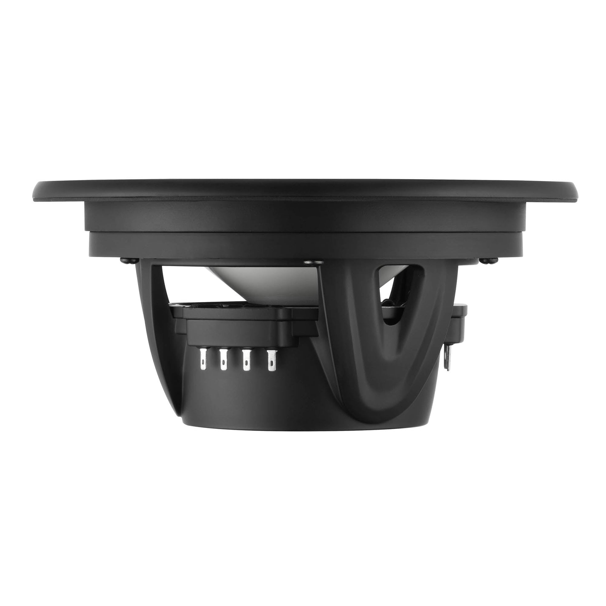 Luxury 6.5” 2-Way Marine Coaxial Speaker with Digital LED Lights and Flush Magnetic Mount Grille | 150W RMS 4-Ohm.