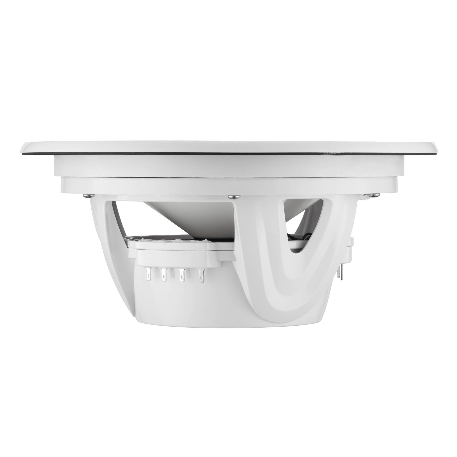 Luxury 8” 2-Way Marine Coaxial Speaker with Digital LED Lights and Flush Magnetic Mount Grille | 175W RMS 4-Ohm.