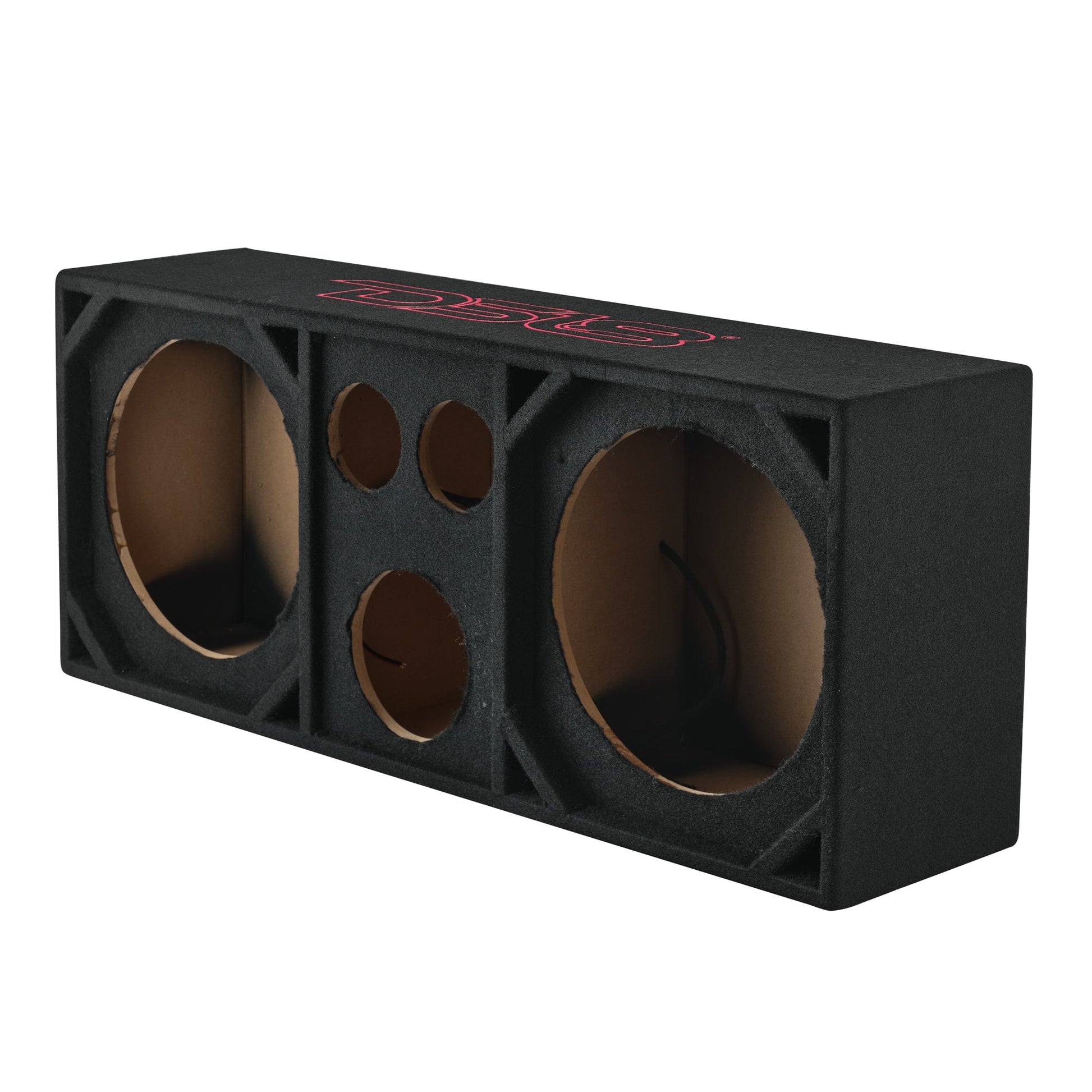 Dual 12” + Dual 4” Tweeter + 2” Driver Ported Voceteo Empty Enclosure | Speakon-Ready.