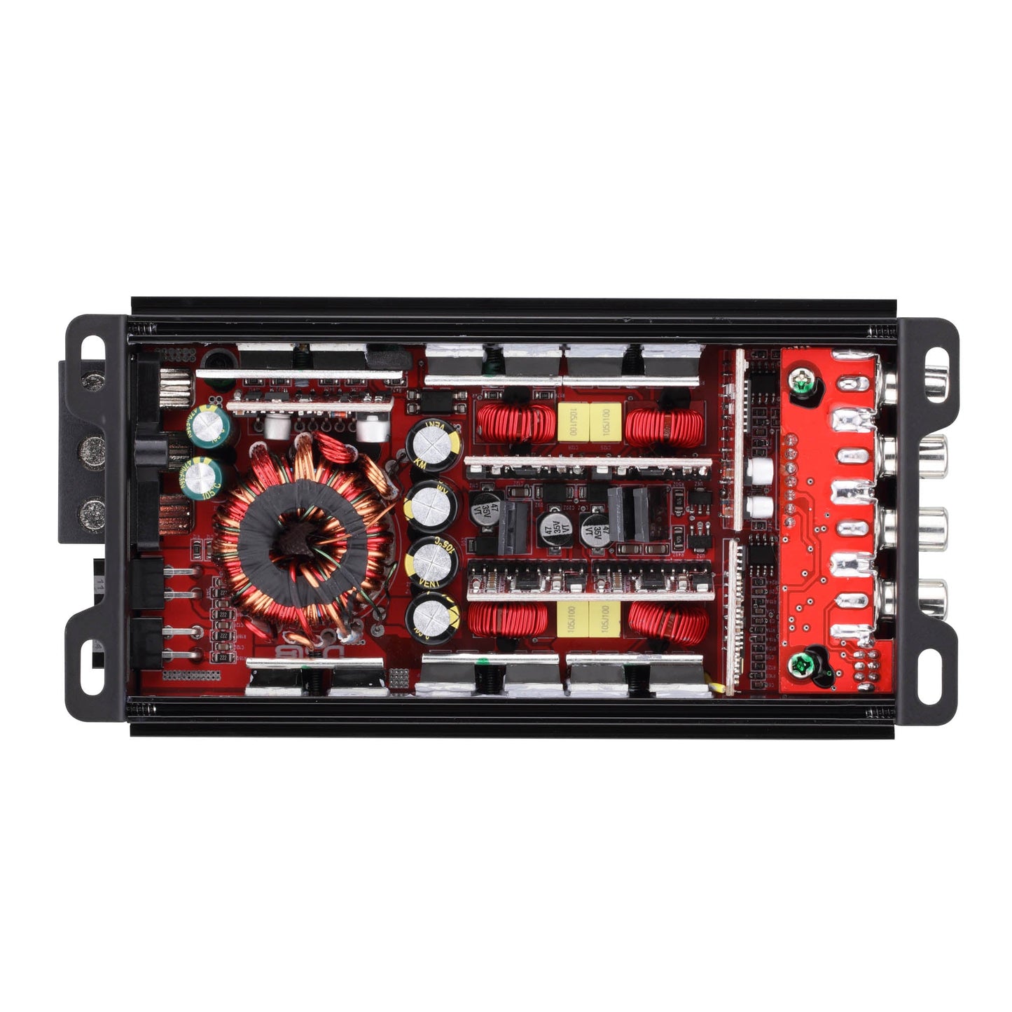 X 4-Channel Ultra Compact Full-Range Amplifier with Bluetooth Connectivity - 4 x 70 Watts Rms.