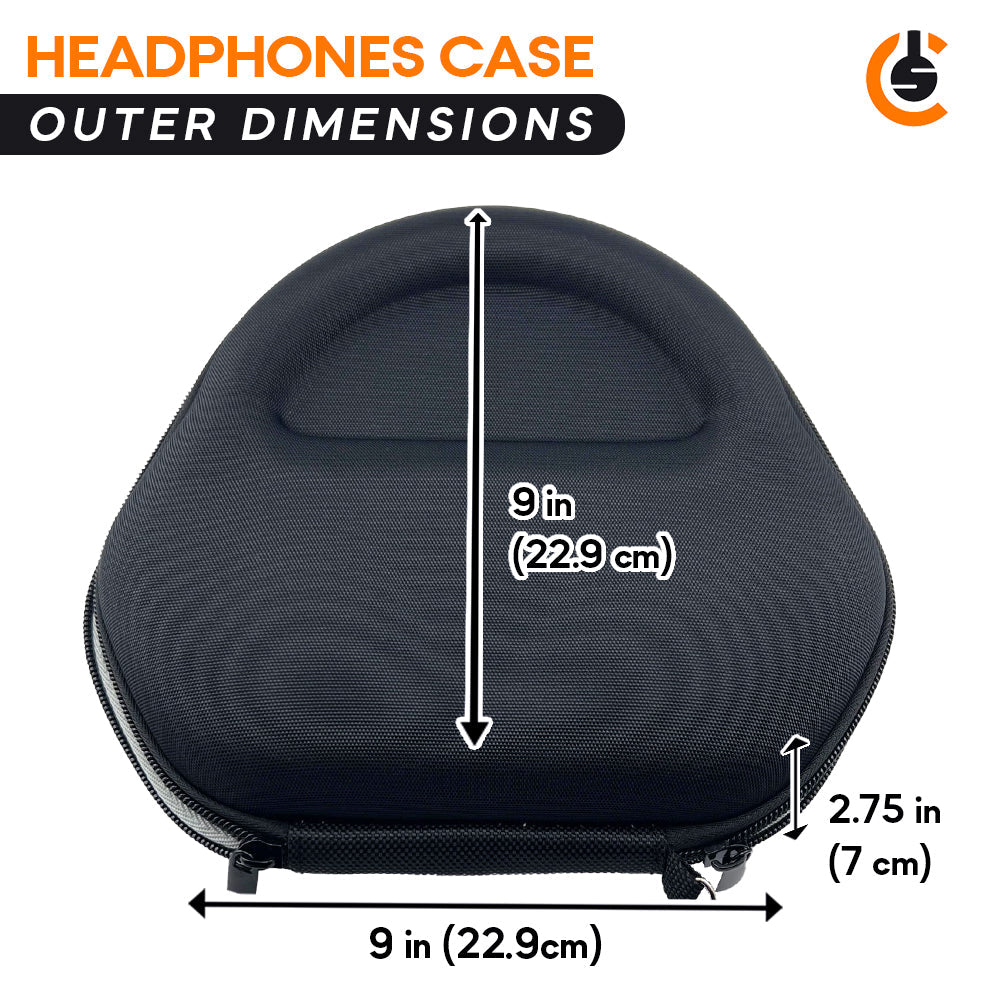 CentralSound Hard Cover Carrying Case for Apple AirPods Max Headphones Black - product image 7 - Audio Sellerz