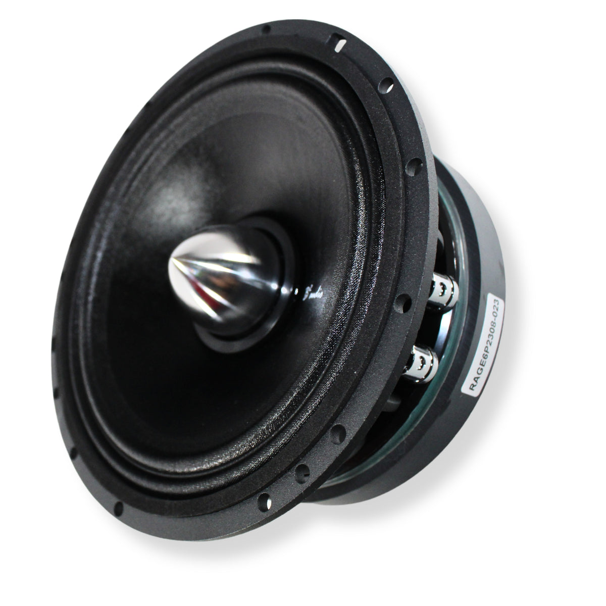 B2 Audio RAGE Series 6.5" 4-Ohm 120W RMS Mid-Range Speakers UV-Coated Cone, Sold in Pairs RAGE6P