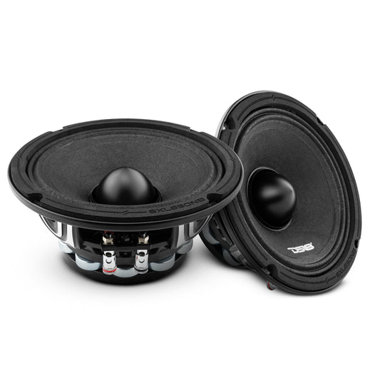 XL 6.5" Neodymium Mid-Range Loudspeaker With Bullet 325 Watts Rms 4-Ohm.