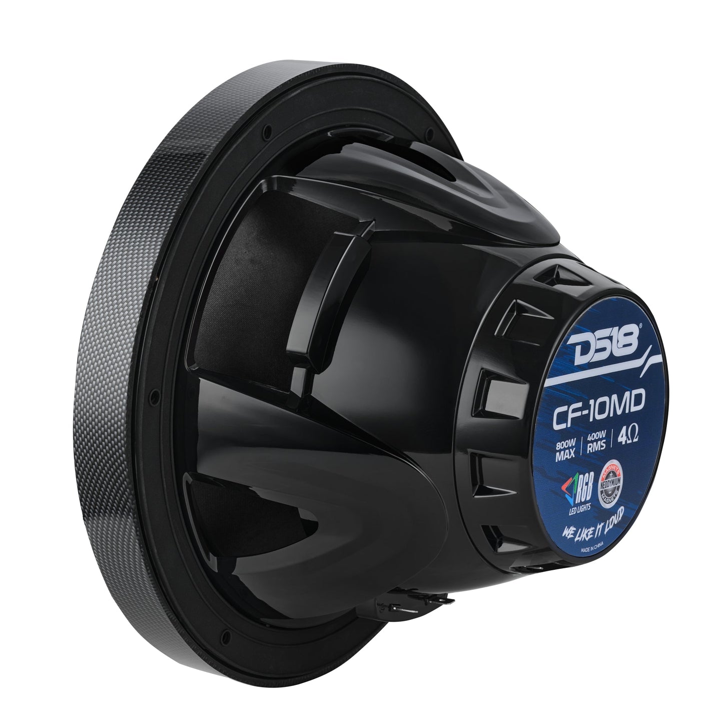 10” Marine 2-Way Hybrid Speaker with RGB LED, Compression Driver and Neodymium Magnet | 450W RMS 4-Ohm.