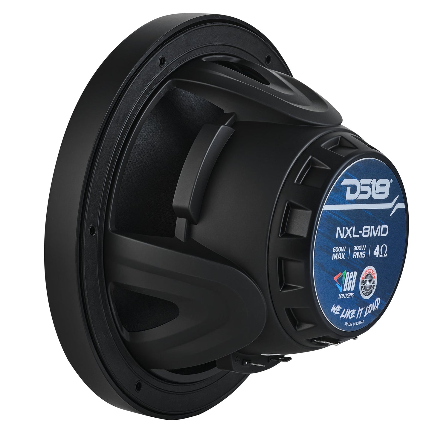 8” Marine 2-Way Hybrid Speaker with RGB LED, Compression Driver and - Black - NXL-8MD/BK - product image 6 - AudioSellerz