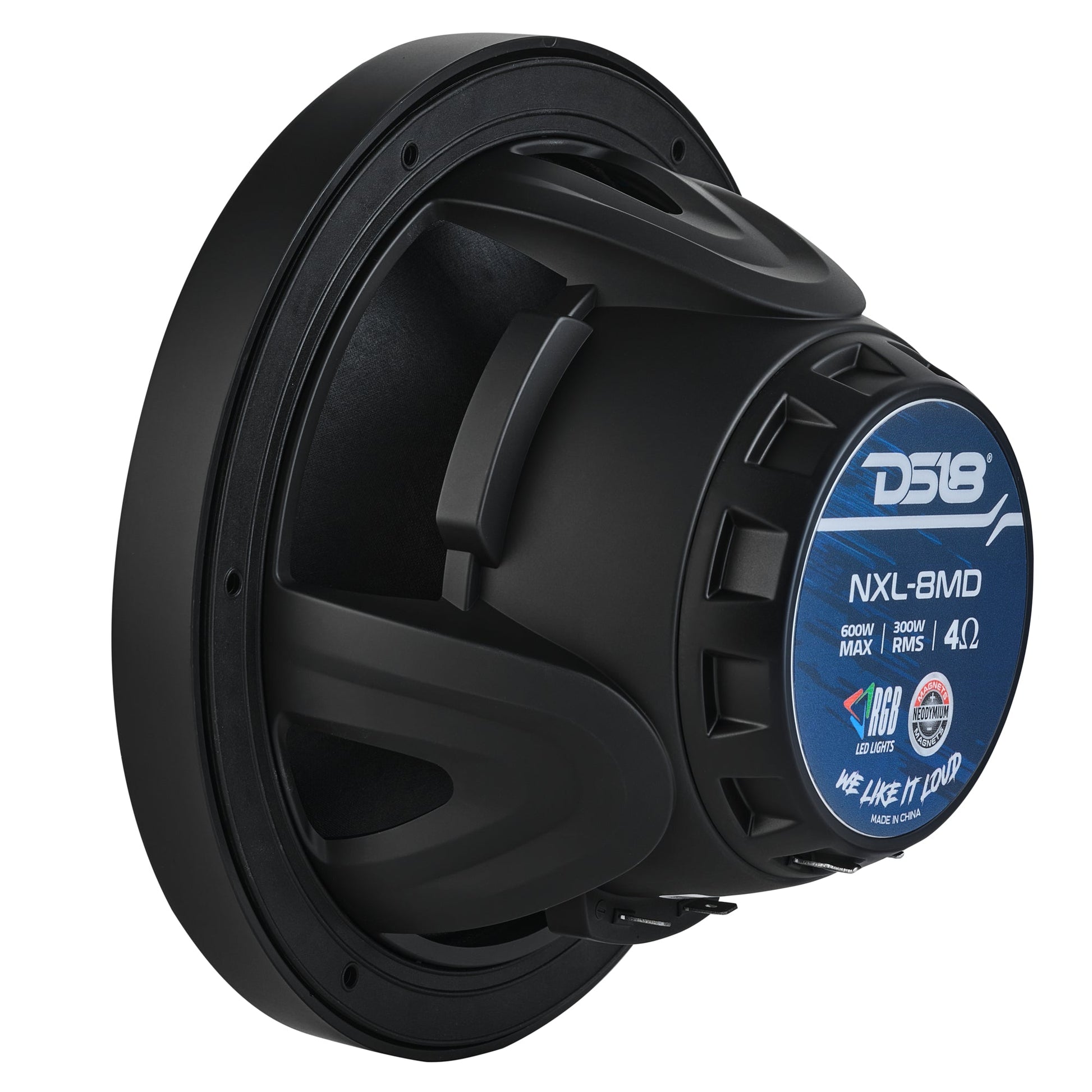 8” Marine 2-Way Hybrid Speaker with RGB LED, Compression Driver and - Black - NXL-8MD/BK - product image 6 - AudioSellerz