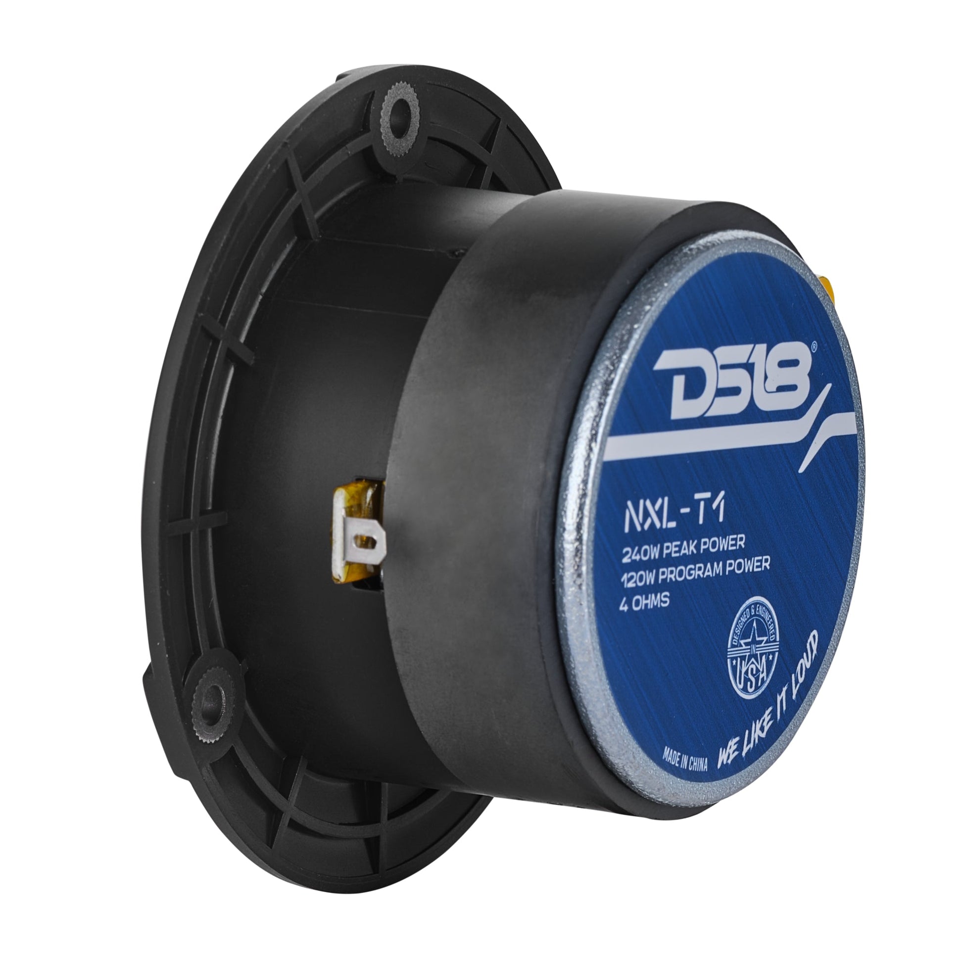NXL 3.8” Marine Water-Resistant Super Bullet Tweeter with 1” Aluminum - Black - NXL-T1/BK - product image 6 - AudioSellerz